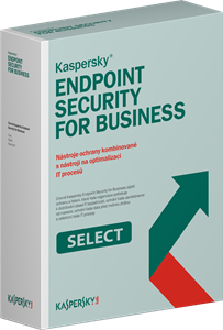 Obrázek Kaspersky Endpoint Security for Business SELECT, licence pro nového uživatele, počet licencí 5, platnost 1 rok