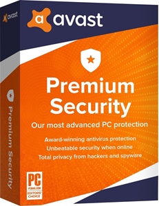 Obrázek Avast Premium Security, licence pro nového uživatele, platnost 2 roky, počet licencí 1