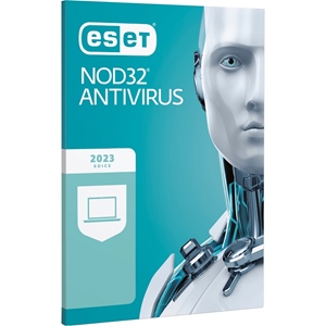 Obrázek ESET NOD32 Antivirus; licence pro nového uživatele; počet licencí 1; platnost 1 rok